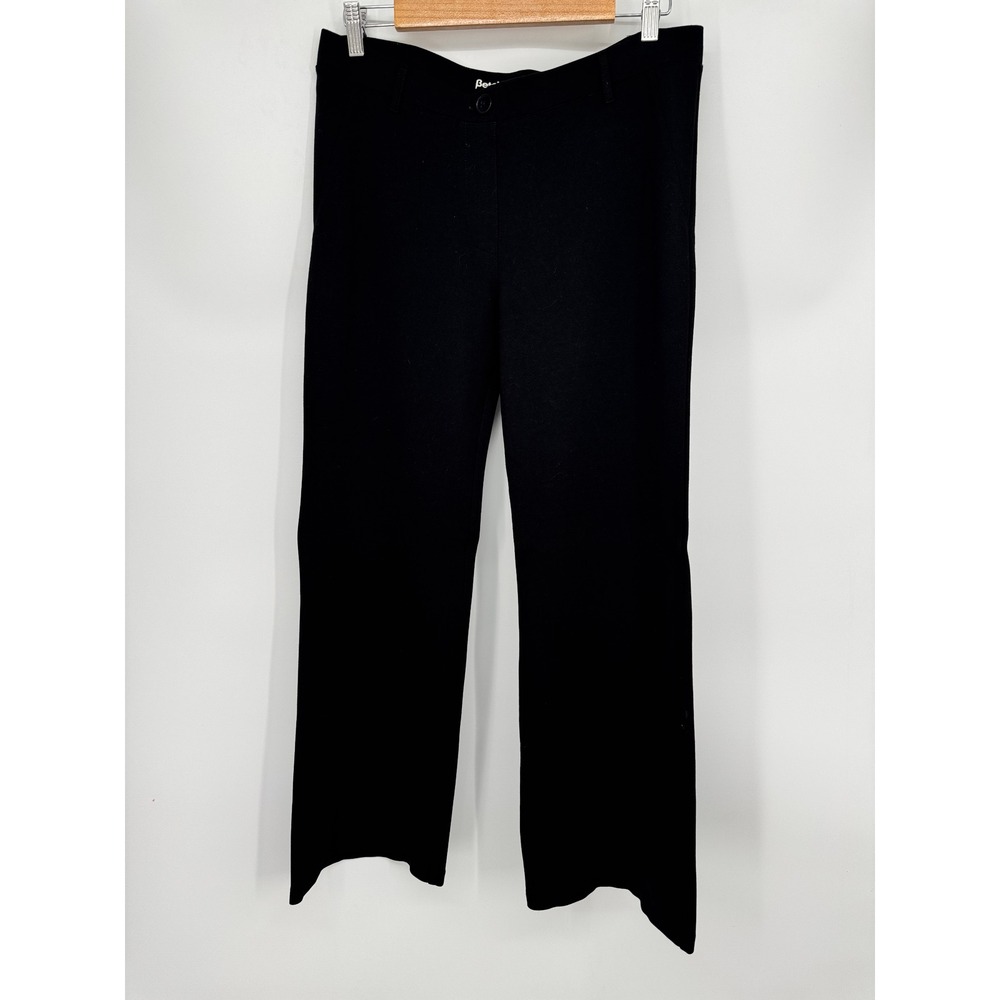 Betabrand Black Ankle Pants Stretch L Petite Business Casual Career